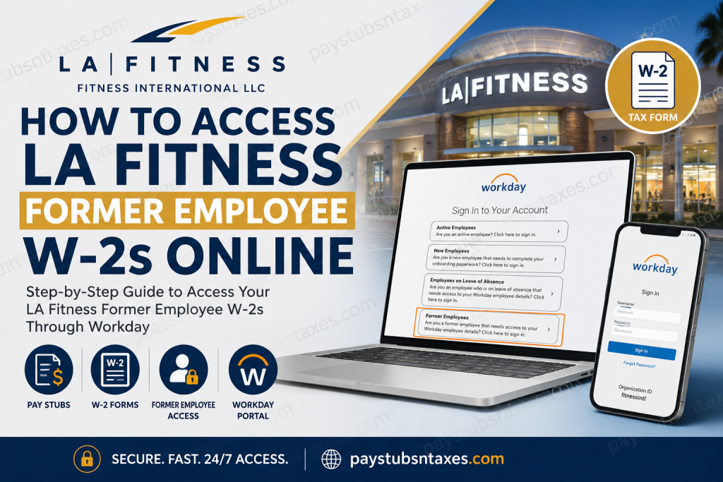 How to Access LA Fitness Former Employee W-2s Online