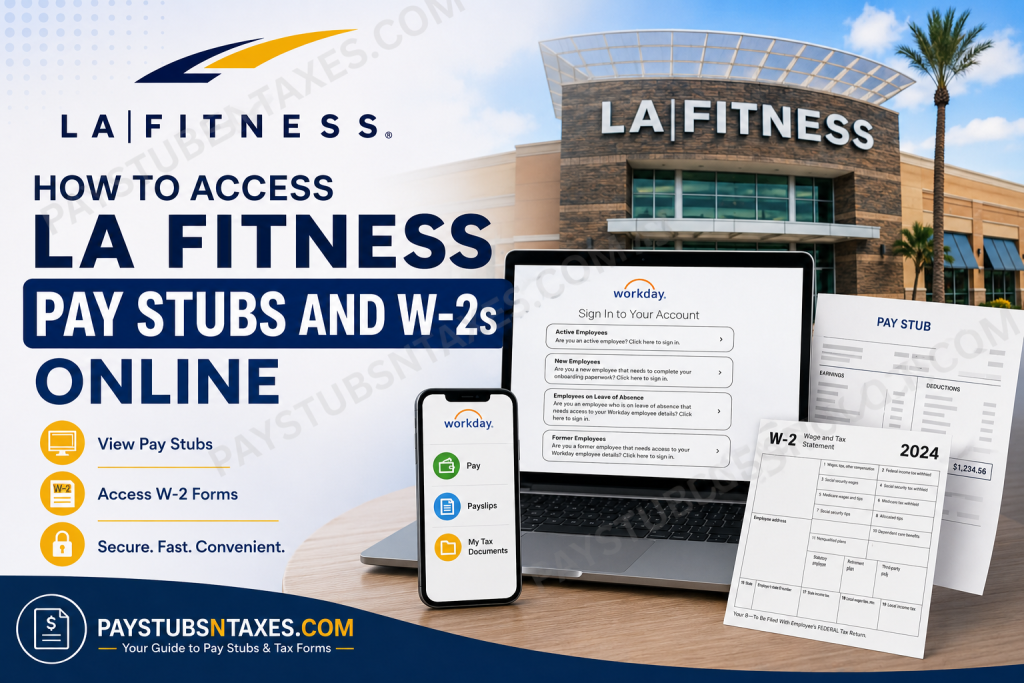 How to Access LA Fitness Pay Stubs and W-2s Online