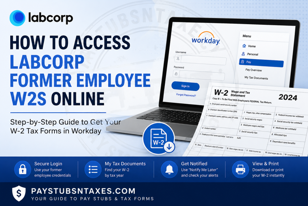 How to Access Labcorp Former Employee W-2s Online