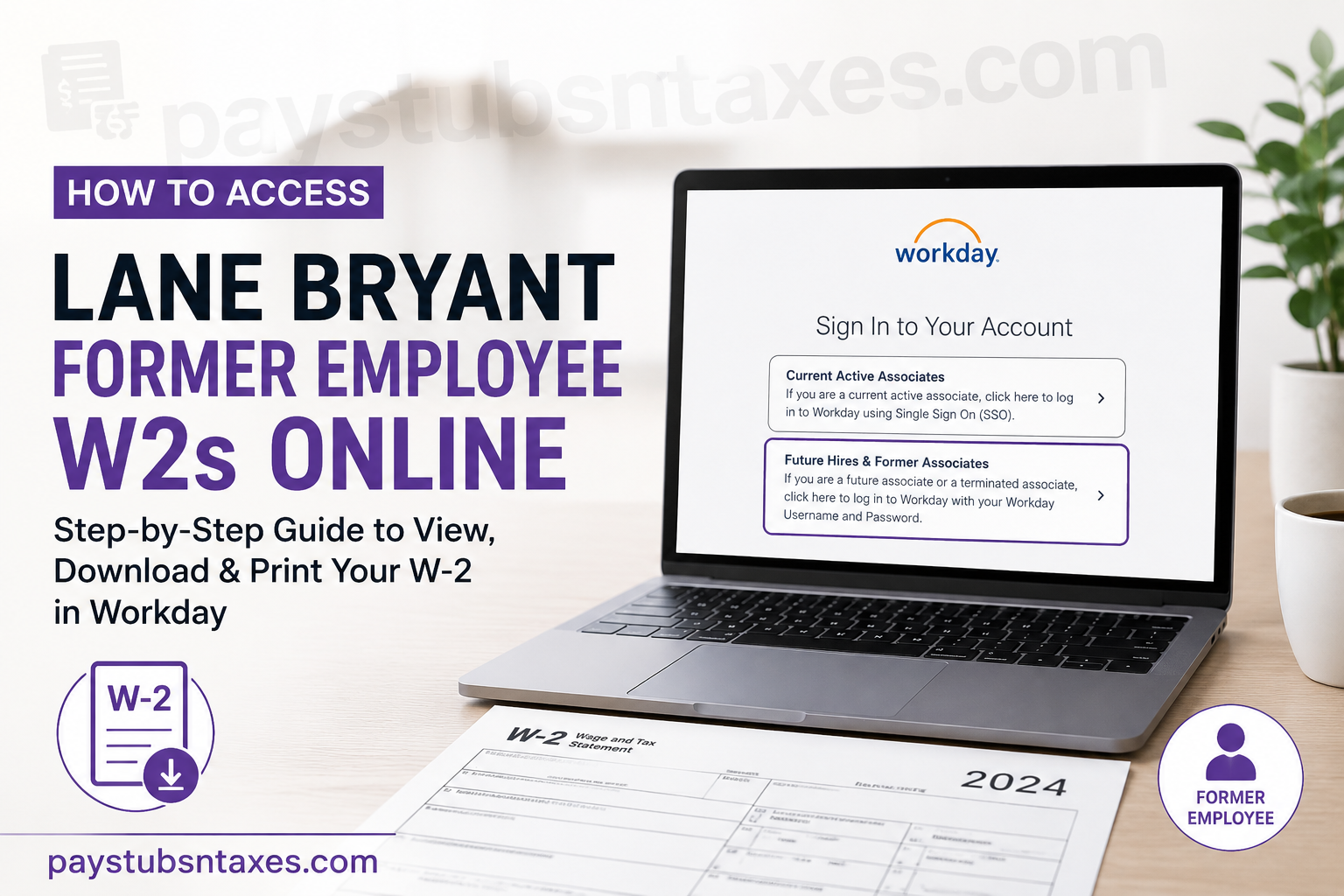 How to Access Lane Bryant Former Employee W-2s Online