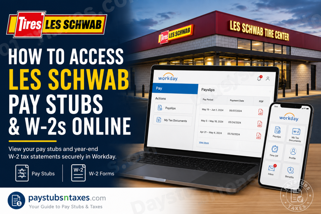 How to Access Les Schwab Pay Stubs and W-2s Online