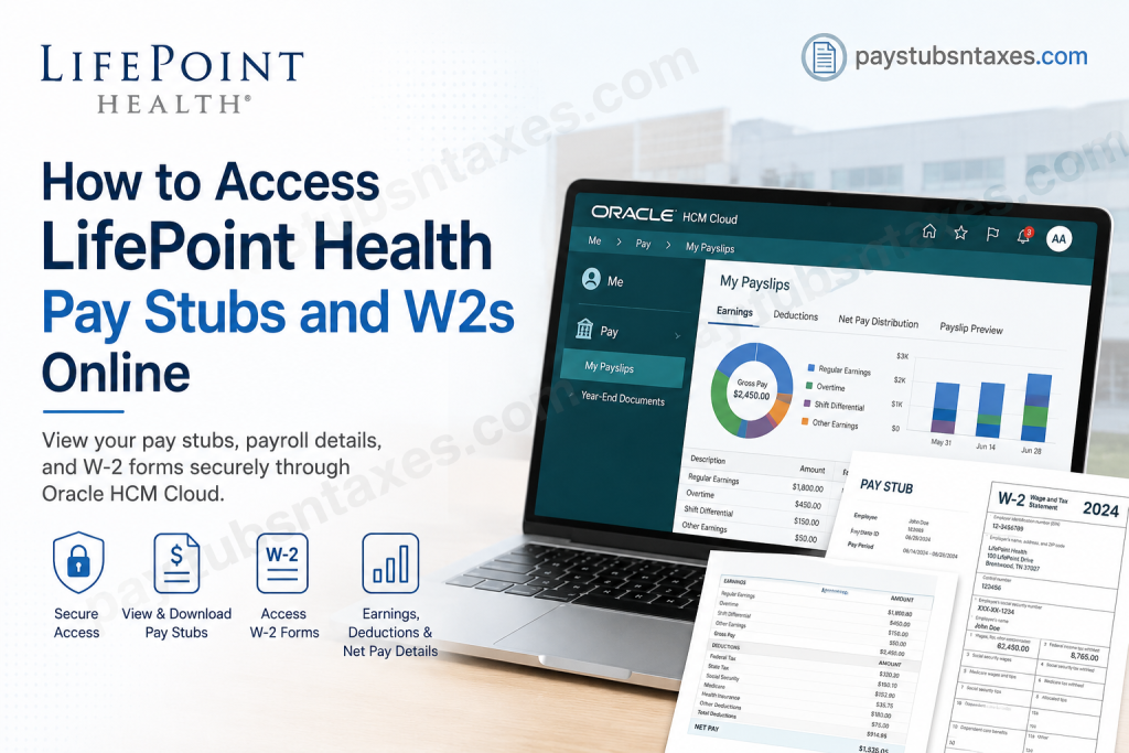 How to Access LifePoint Health Pay Stubs and W-2 Forms Online