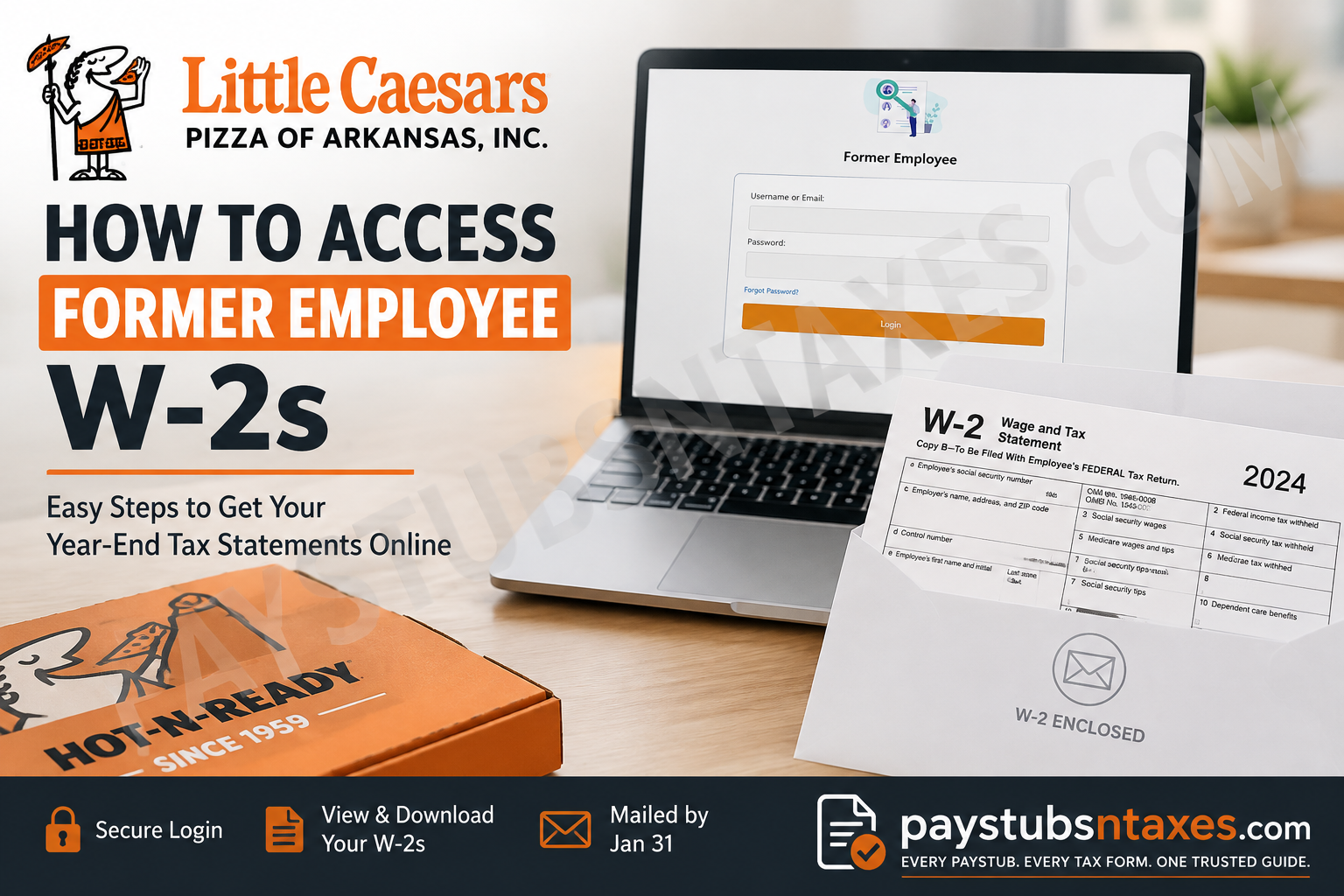 Little Caesars Arkansas: How to Access Former Employee W-2s