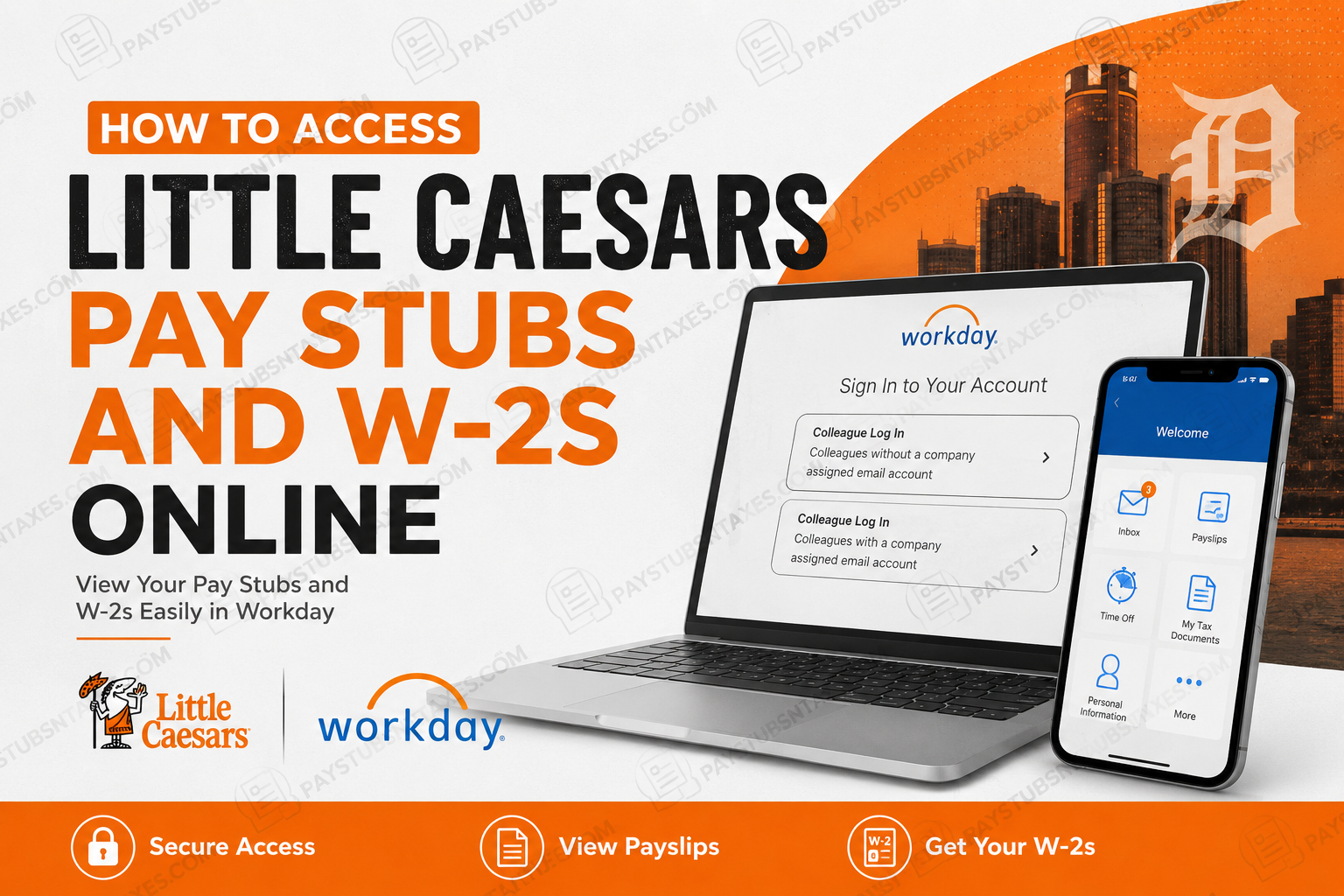 How to Access Little Caesars Pay Stubs and W-2s Online