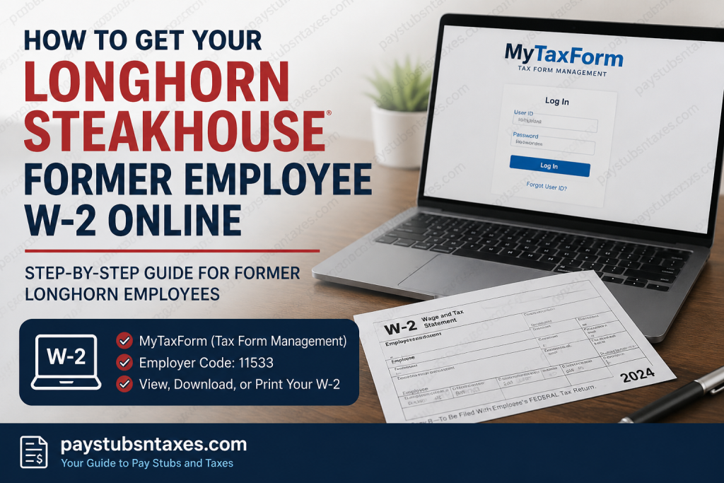 How to Access LongHorn Steakhouse Former Employee W-2s