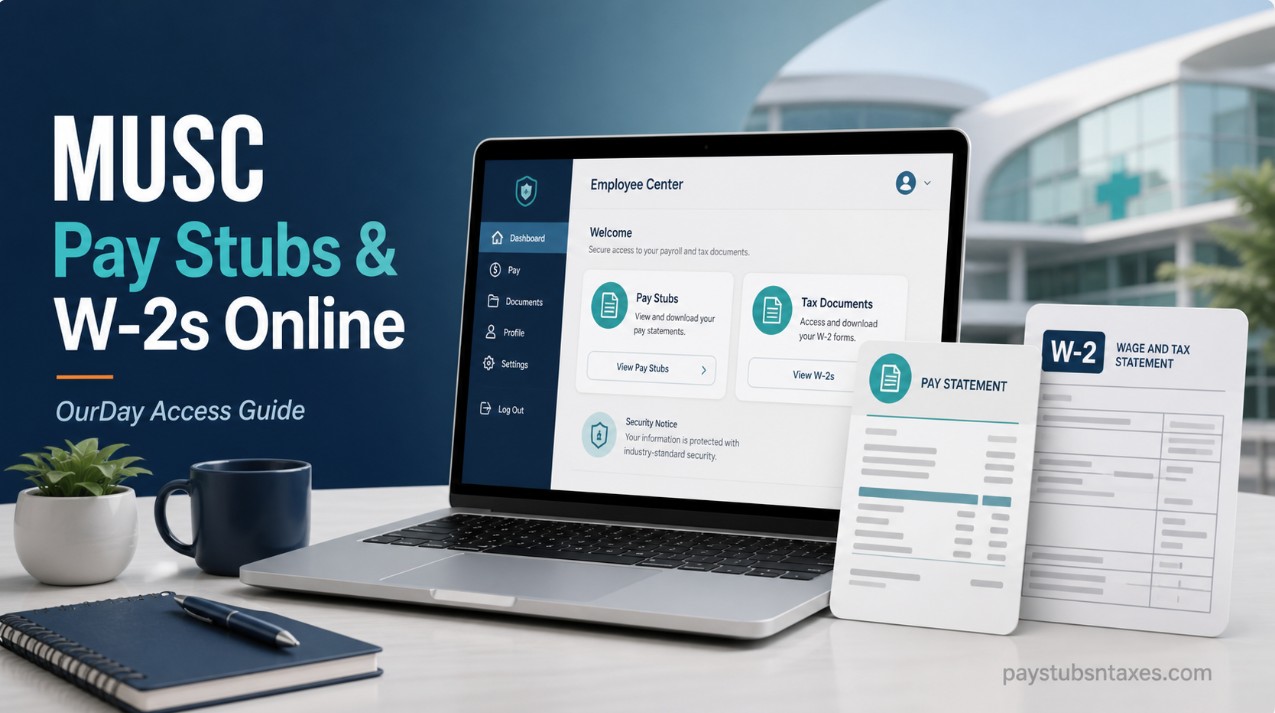 How to Access MUSC Pay Stubs and W-2s Online