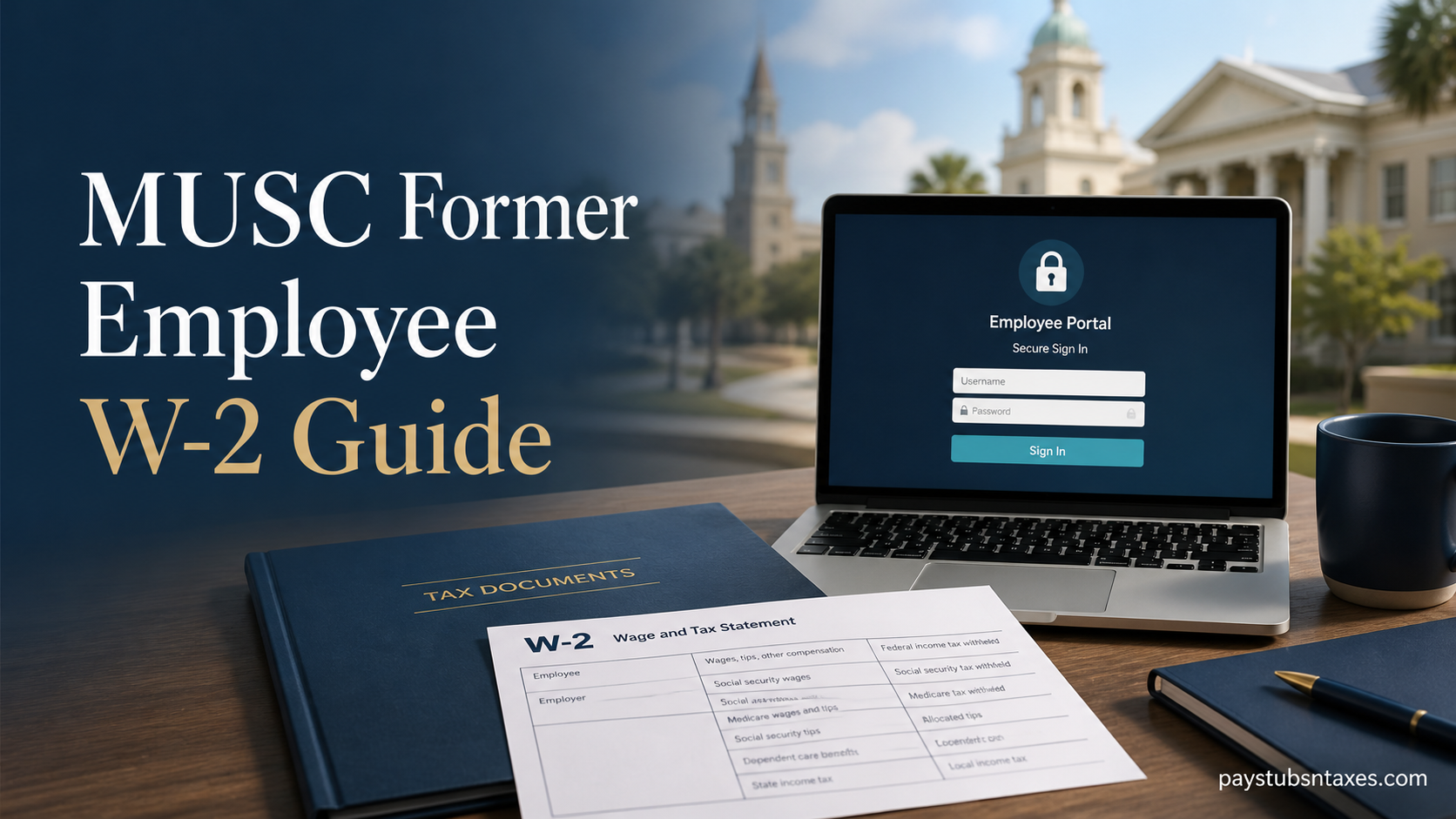 How to Access MUSC Former Employee W-2s