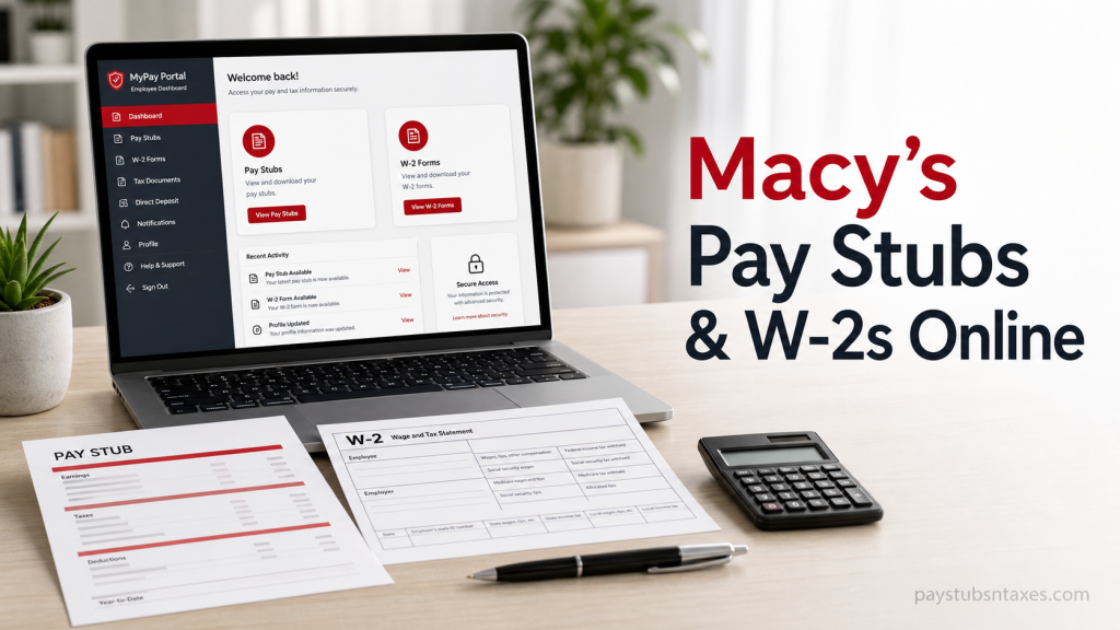 How to Access Macy’s Pay Stubs and W-2s Online