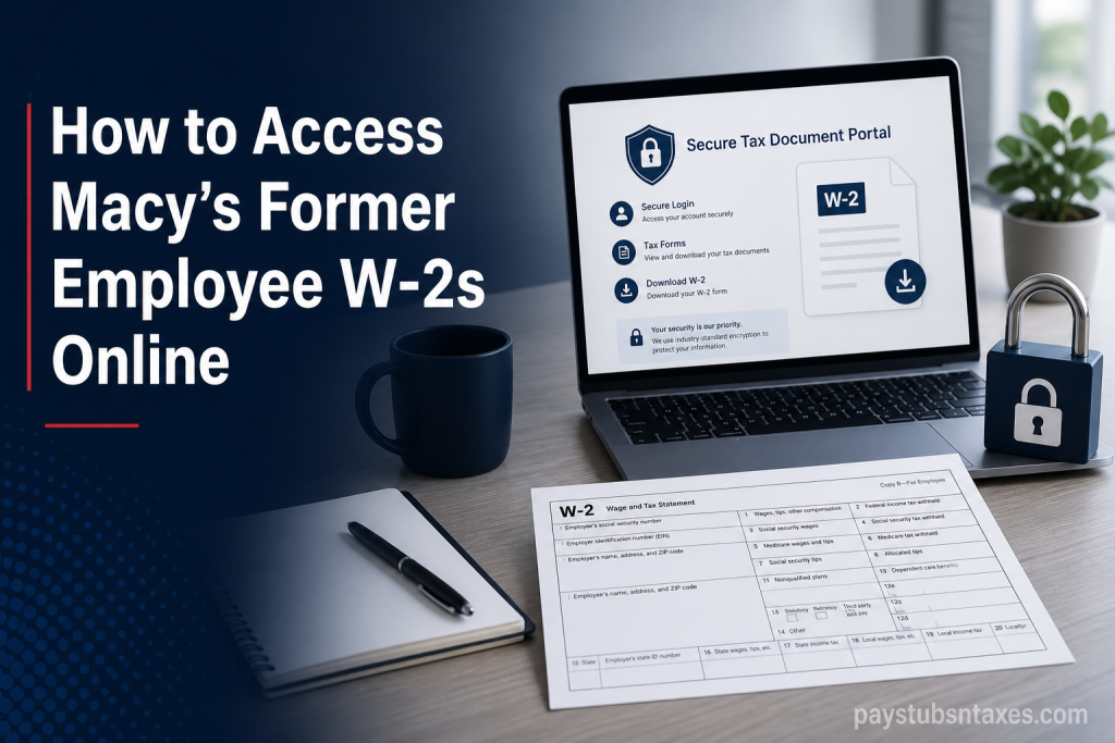 How to Access Macy’s Former Employee W-2s Online