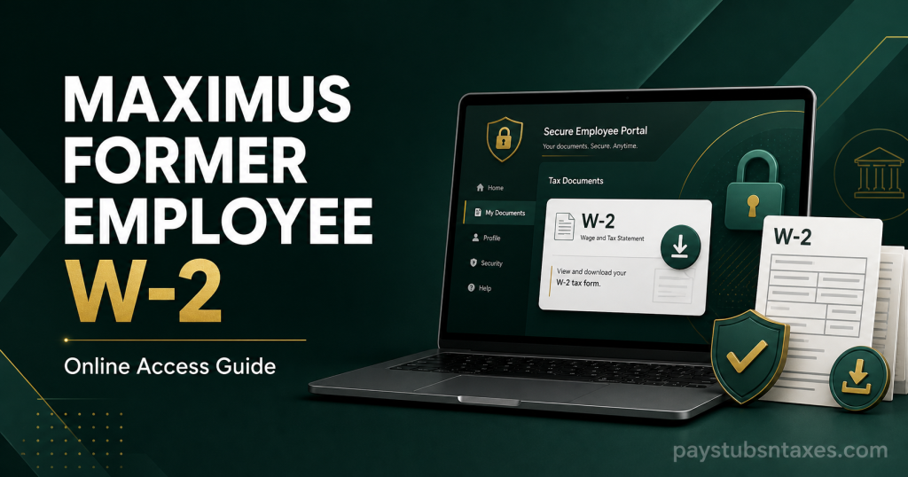 How to Access Maximus Former Employee W-2s Online