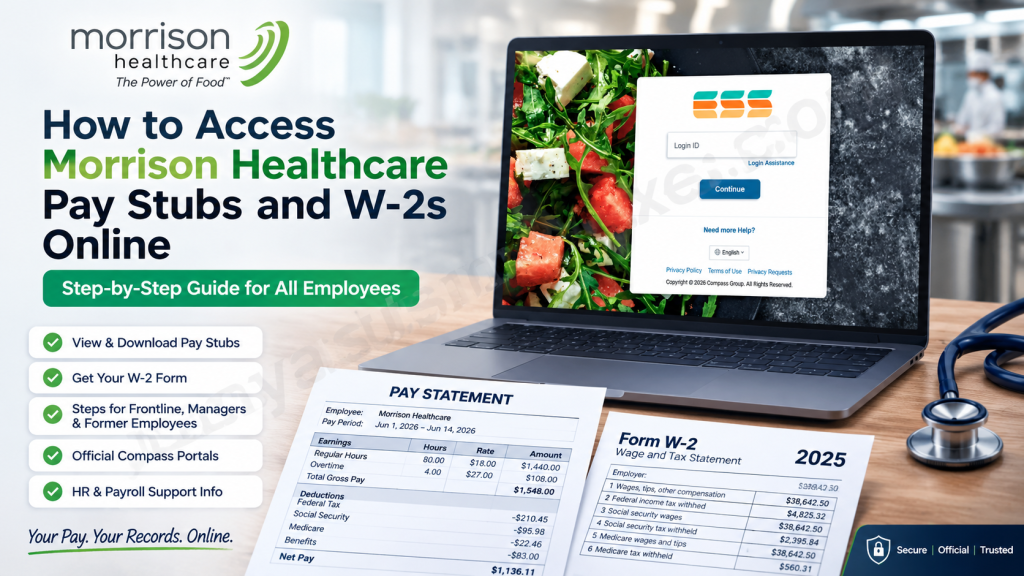 How to Access Morrison Healthcare Pay Stubs and W-2s Online