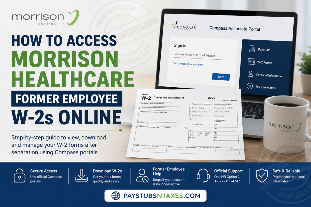 How to Access Morrison Healthcare Former Employee W-2s Online