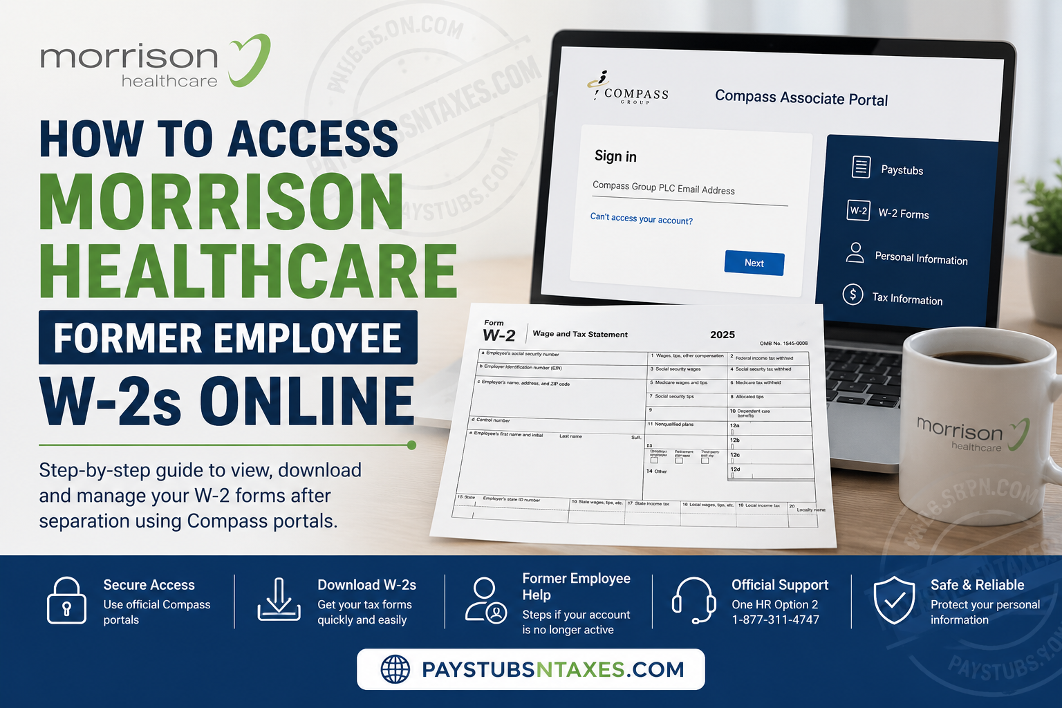 How to Access Morrison Healthcare Former Employee W-2s Online