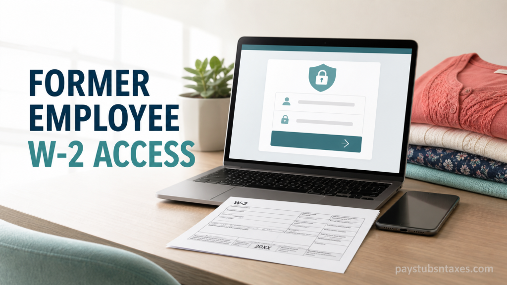How to Access Maurices Former Employee W-2s