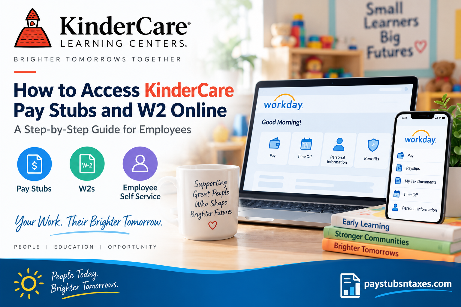 How to Access KinderCare Pay Stubs and W-2 Forms Online