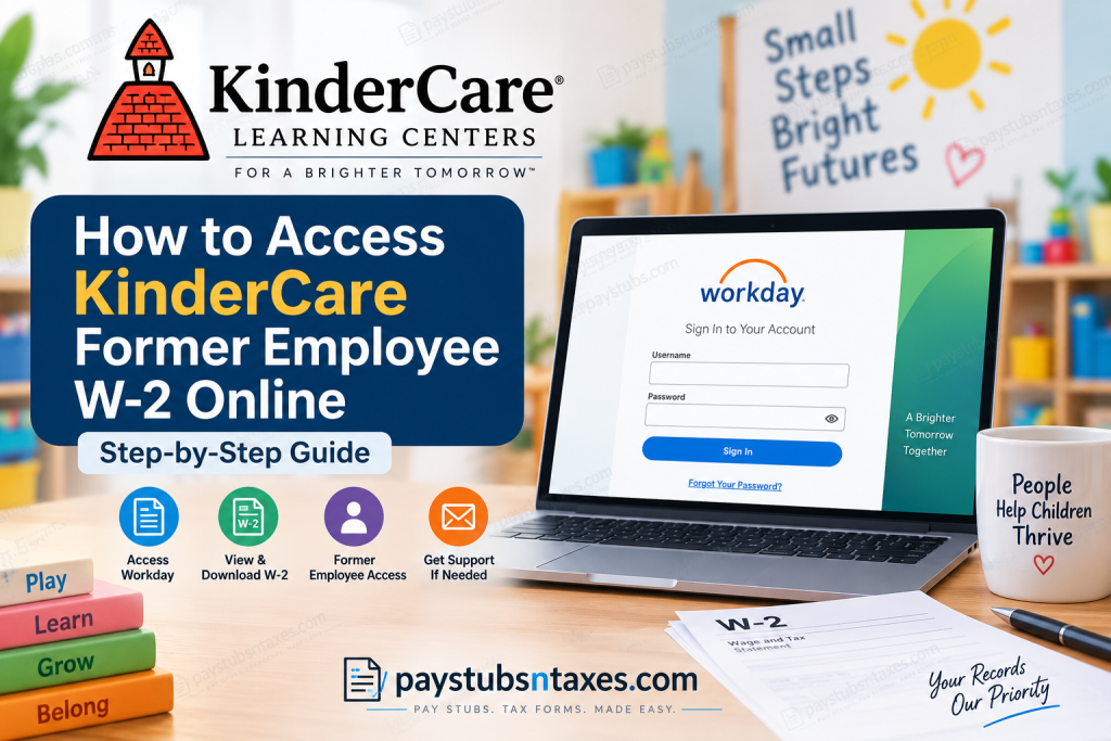 How to Access Your KinderCare Former Employee W-2 Online