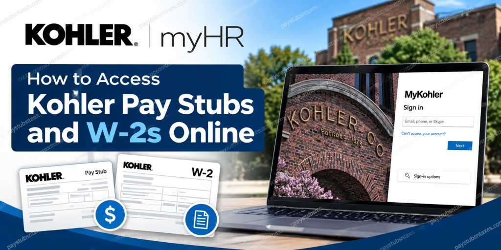 How to Access Kohler Pay Stubs and W-2s Online