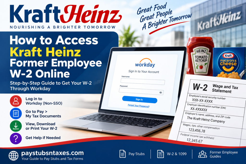 How to Access Your Kraft Heinz Former Employee W-2 Online