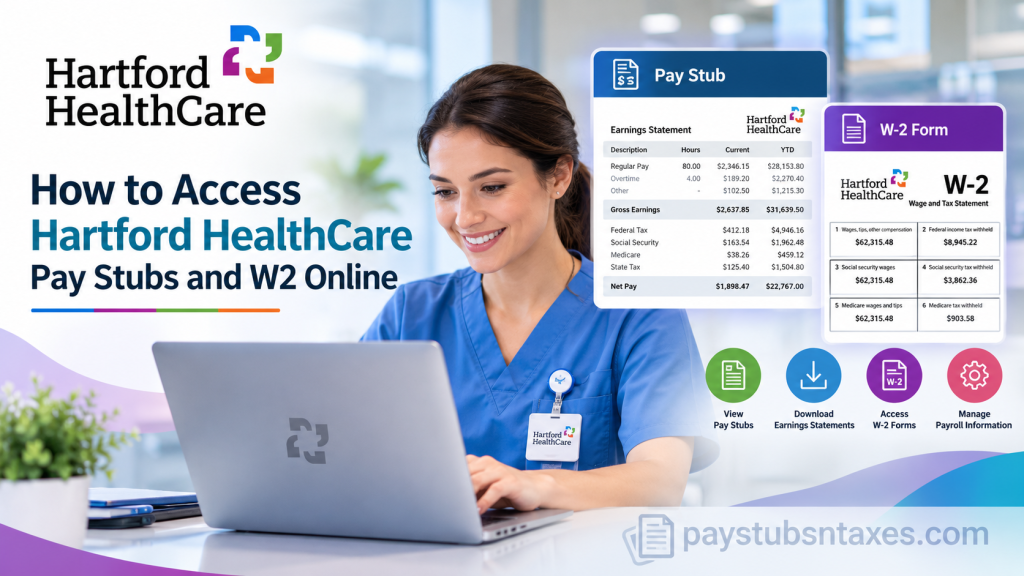 How to Access Hartford HealthCare Pay Stubs and W2 Online