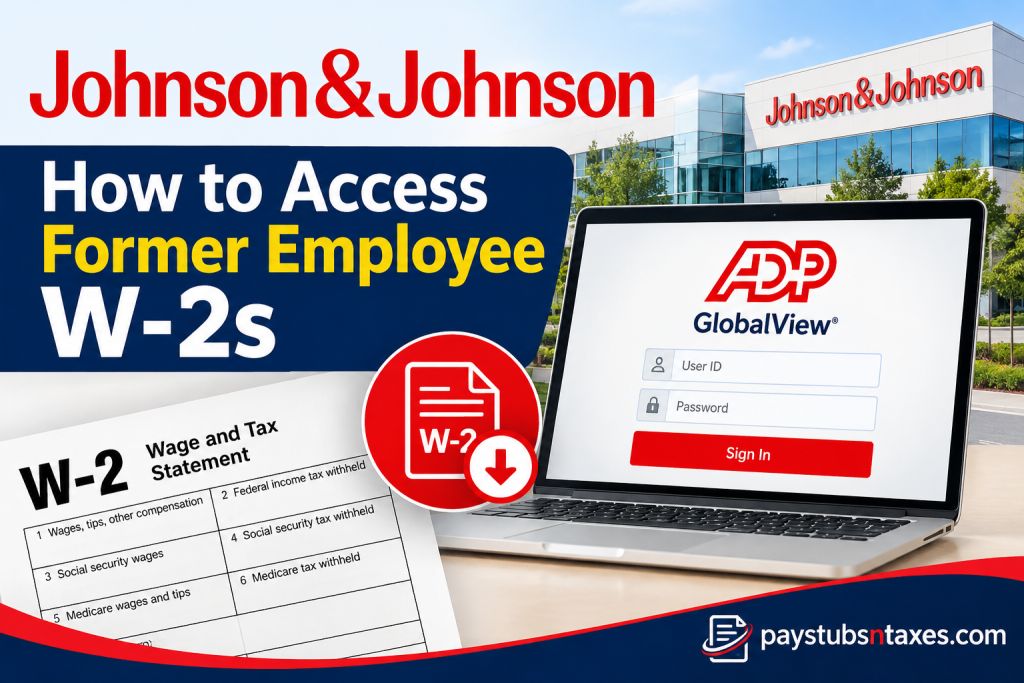 How to Access Johnson & Johnson Former Employee W-2s