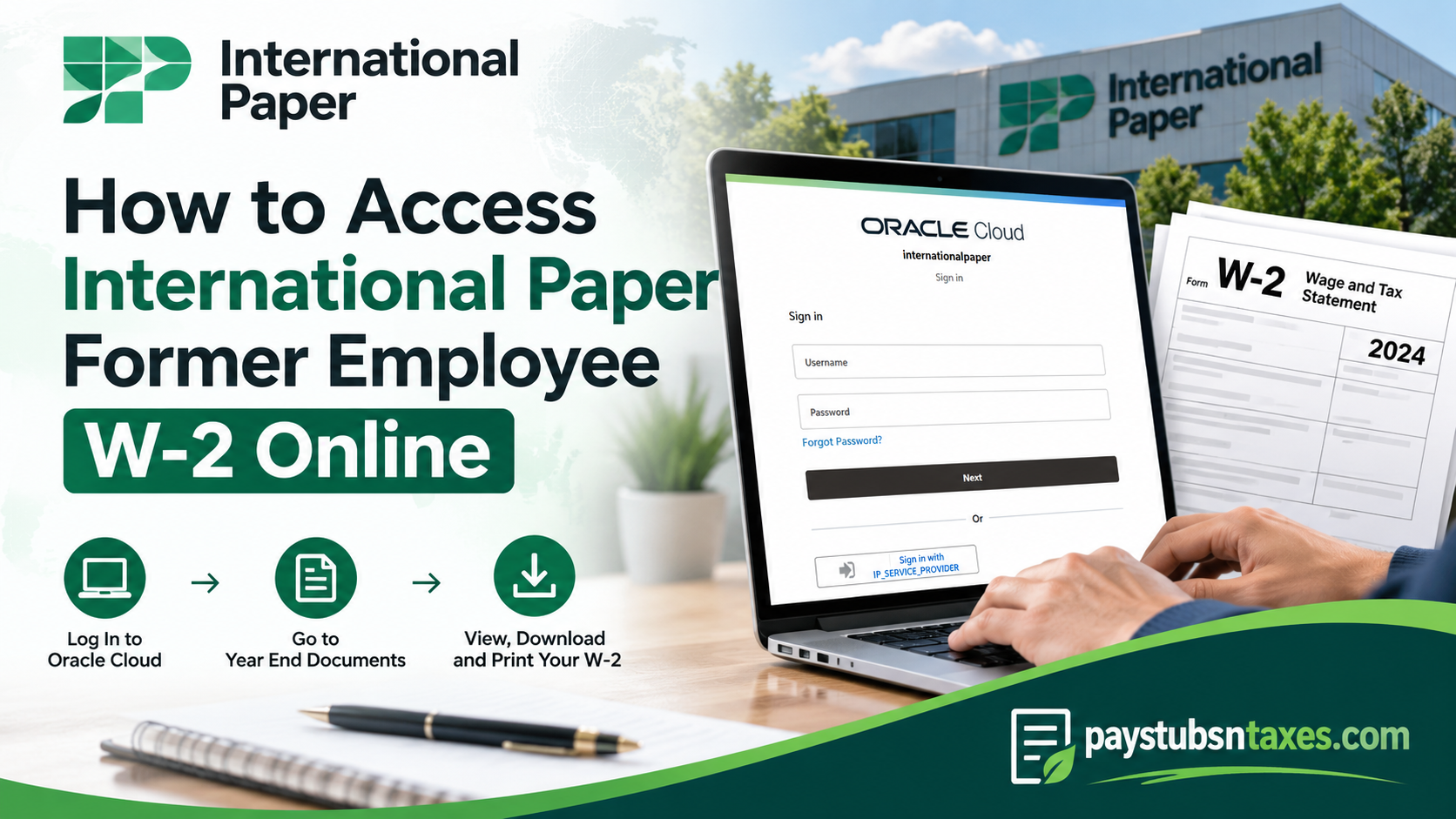 How to Access International Paper Former Employee W2 Online