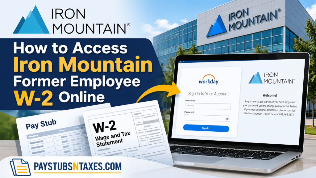 How to Access Iron Mountain Former Employee W-2 Online