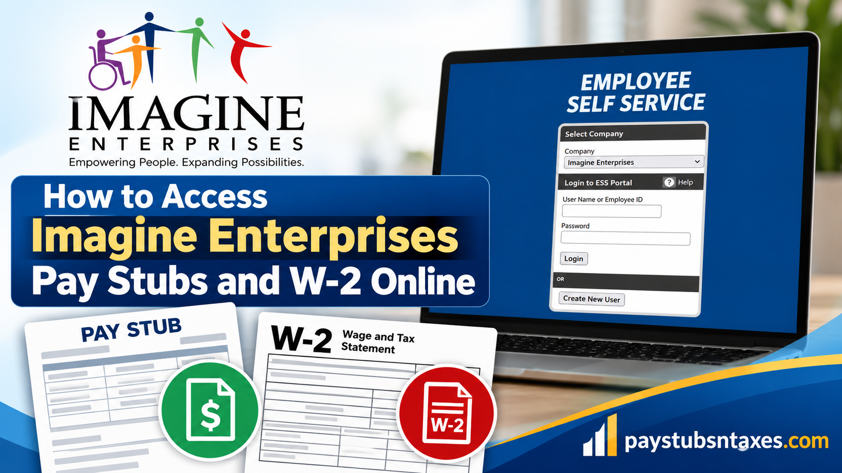 How to Access Imagine Enterprises Pay Stubs and W2 Online
