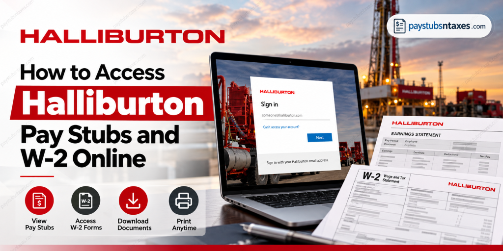 How to Access Halliburton Pay Stubs and W2 Online