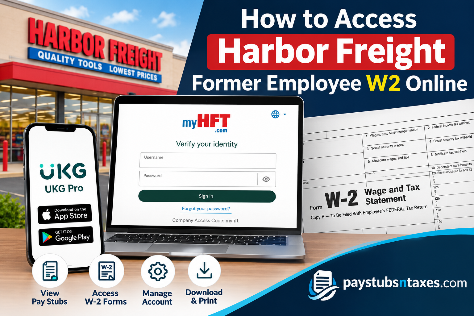 How to Access Harbor Freight Former Employee W2 Online