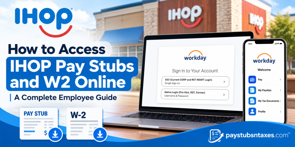 How to Access IHOP Pay Stubs and W-2 Online