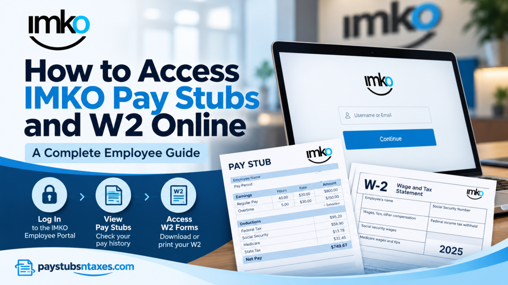 How to Access IMKO Pay Stubs and W2 Online