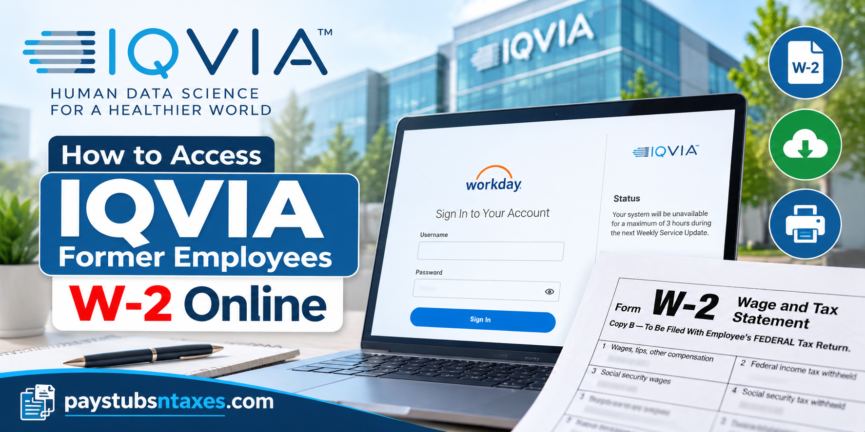 How to Access IQVIA Former Employees’ W-2 Forms Online