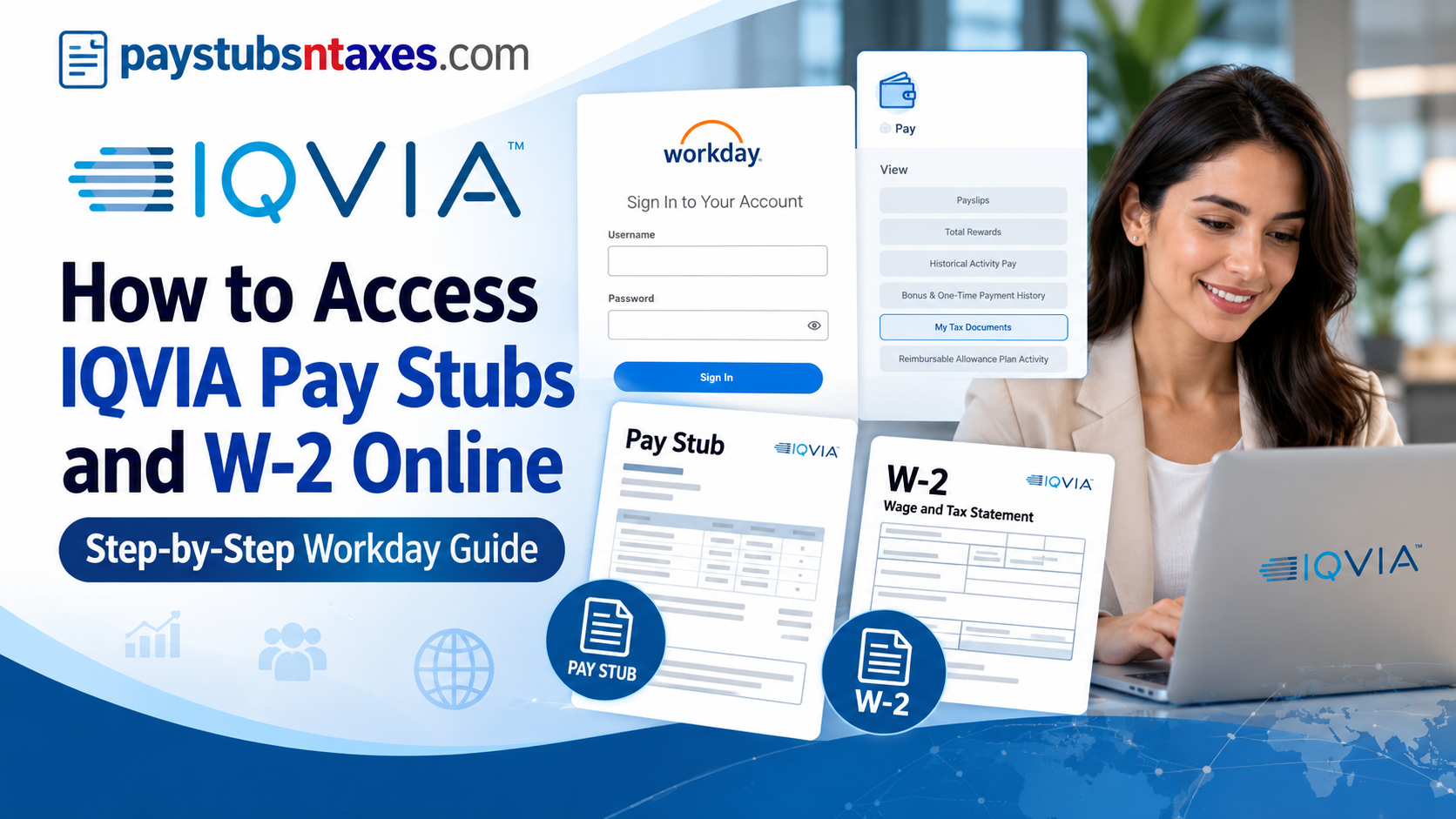 How to Access IQVIA Pay Stubs and W2 Online