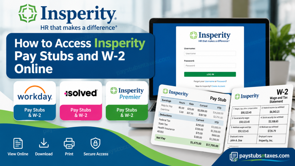 How to Access Insperity Pay Stubs and W2 Online