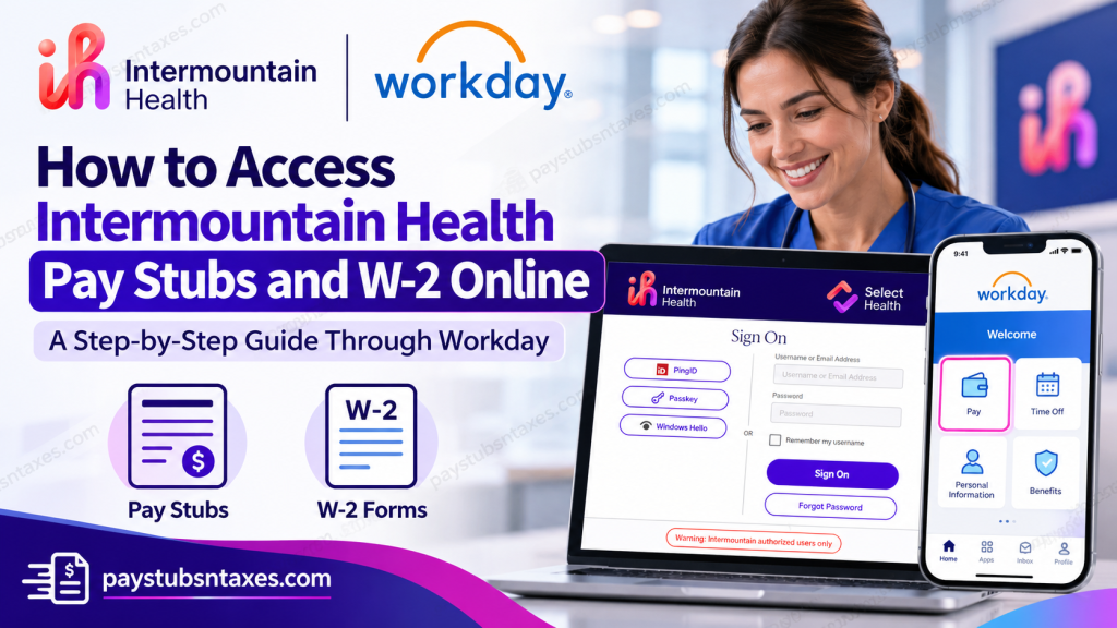 How to Access Intermountain Health Pay Stubs and W2 Online