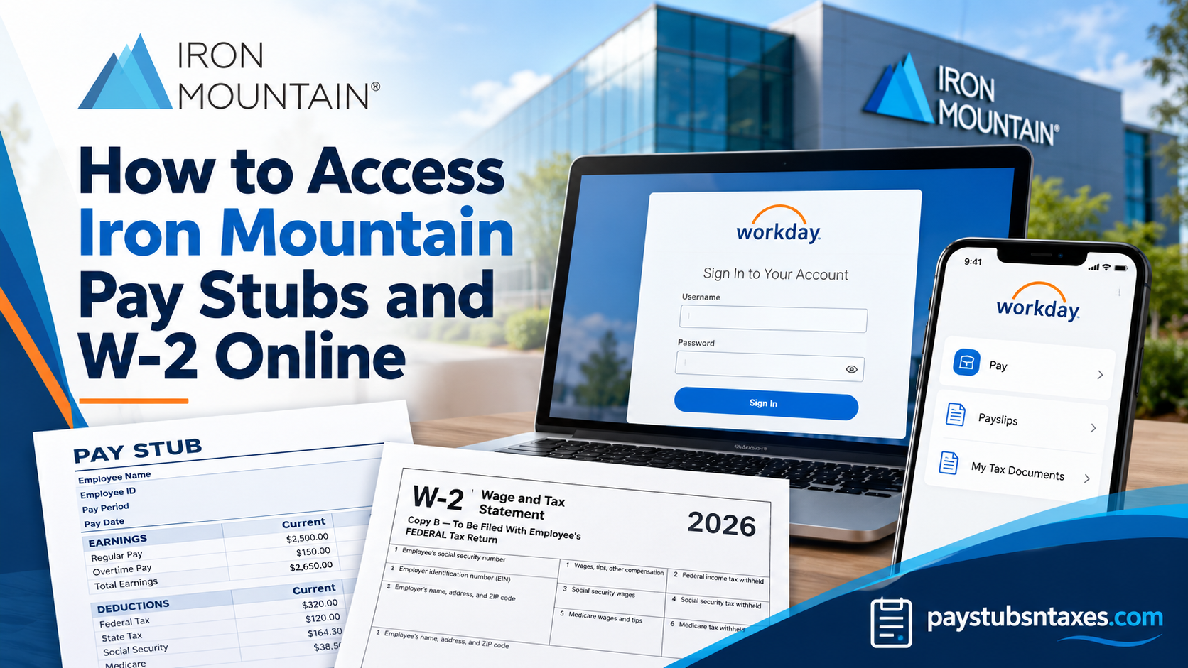 How to Access Iron Mountain Pay Stubs and W-2 Online