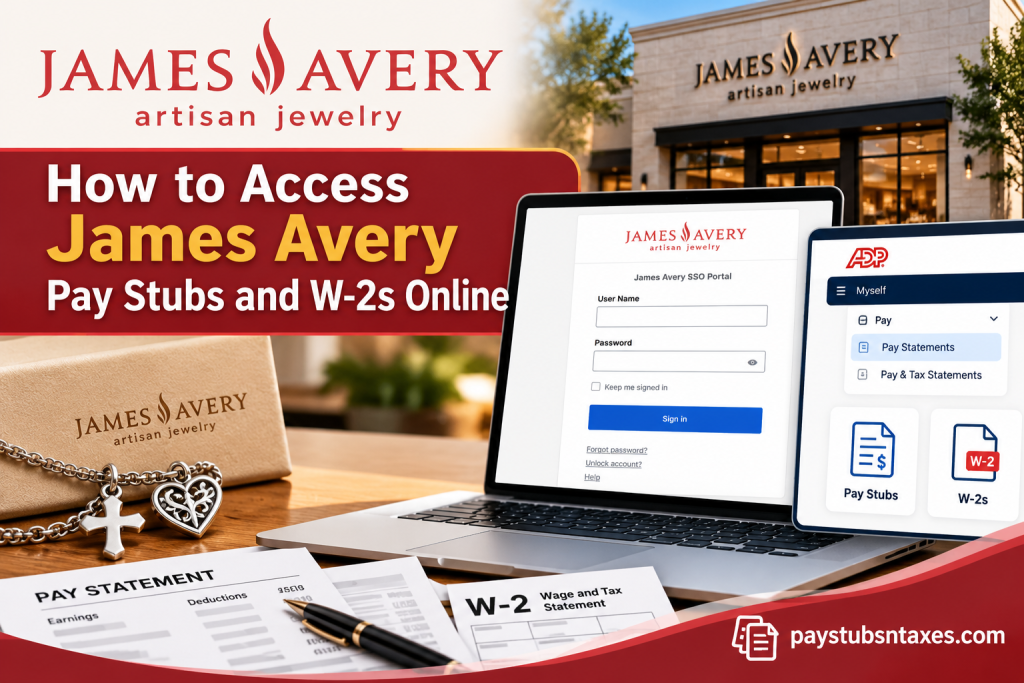 How to Access James Avery Pay Stubs and W-2s Online