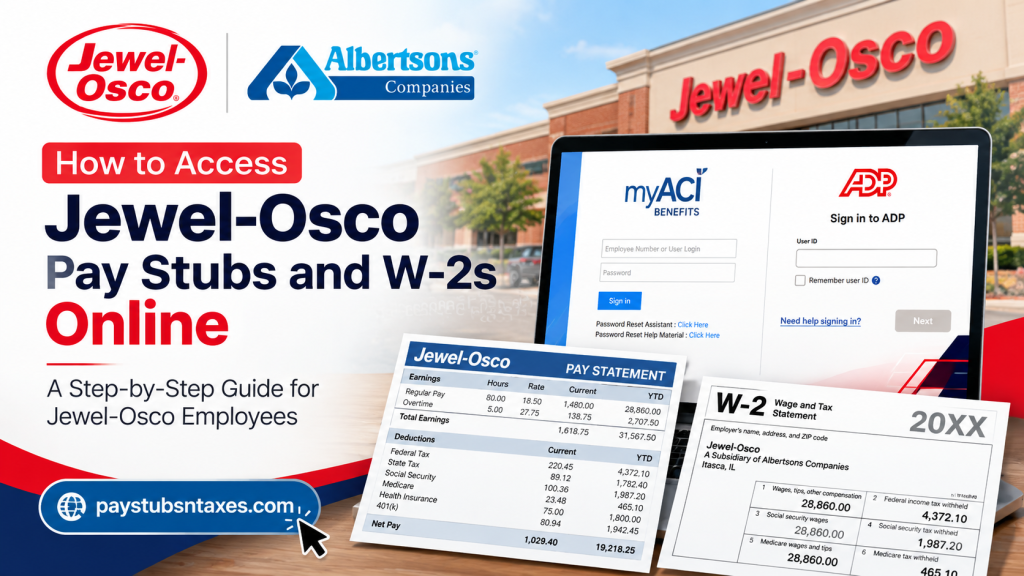 How to Access Jewel-Osco Pay Stubs and W-2s Online