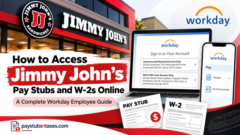 How to Access Jimmy John’s Pay Stubs and W-2s Online