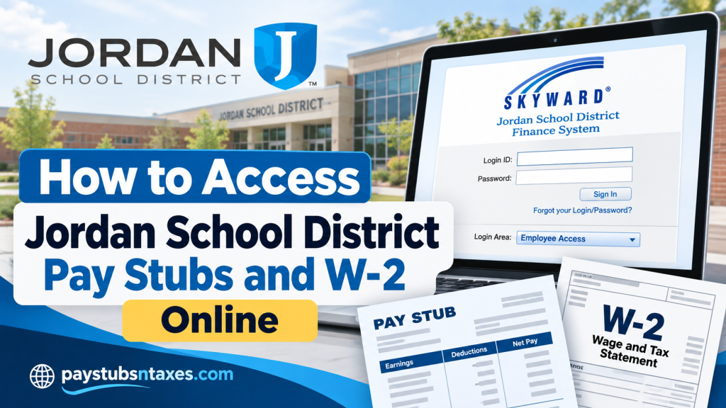 How to Access Jordan School District Pay Stubs and W2 Online